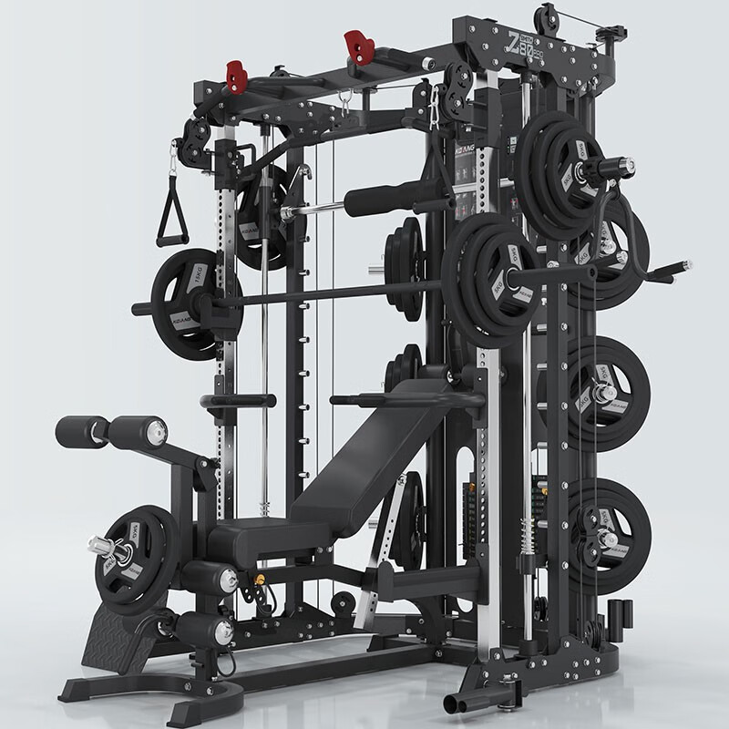 多宝电竞史密斯机Z80pro综合训练器家用商用单位酒店健身房私教力量运动器 Z80pro豪华版套装