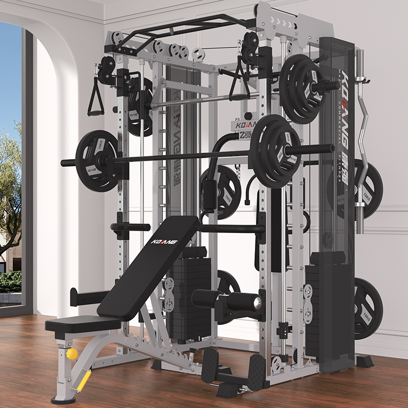 多宝电竞Z50Pro史密斯机综合训练器多功能力量器械家用健身器材深蹲架 Z50Pro推胸夹胸-旗舰版